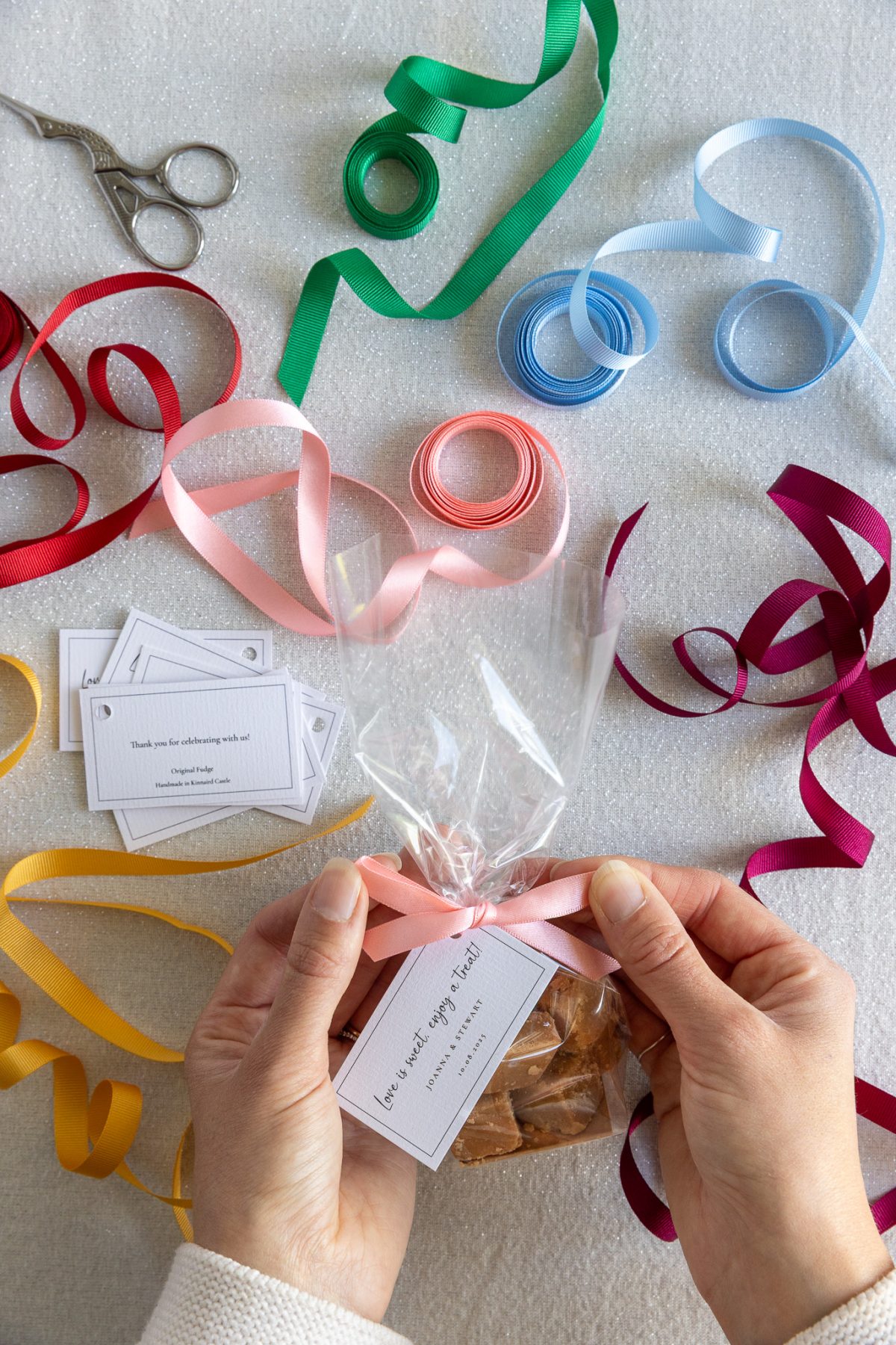 Maison Dieu Coffee Fudge Wedding Favours