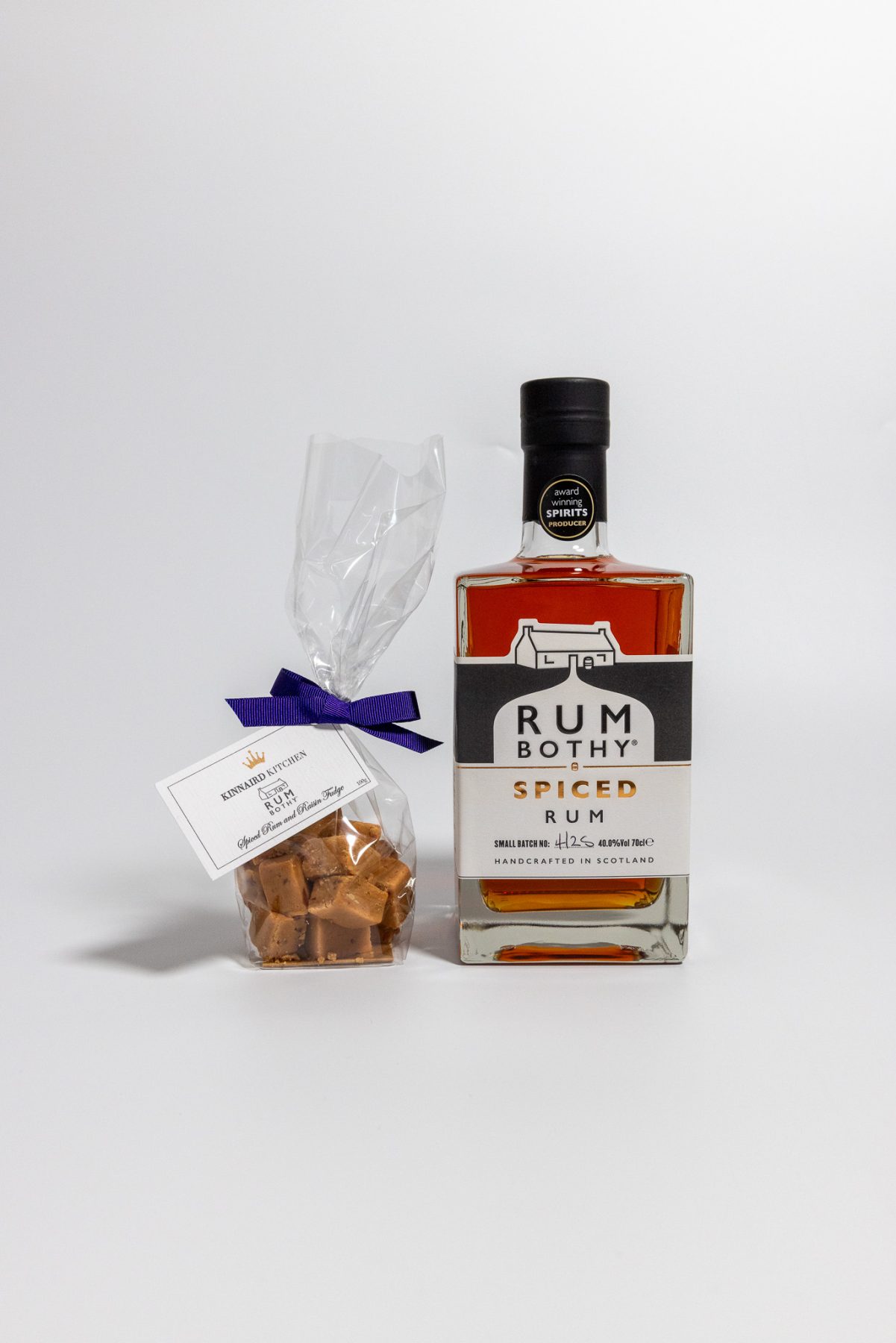 Rum Bothy Spiced Rum & Raisin Fudge